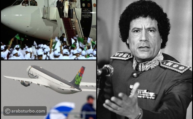 مشاهير,طائرات,ليبيا,فرنسا,الكويت,ايرباص,معمر القذافي