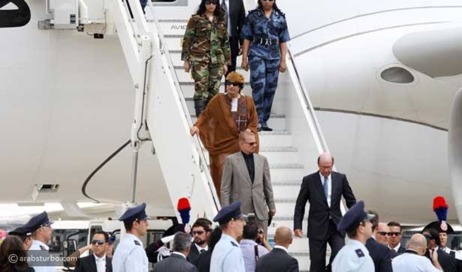 مشاهير,طائرات,ليبيا,فرنسا,الكويت,ايرباص,معمر القذافي